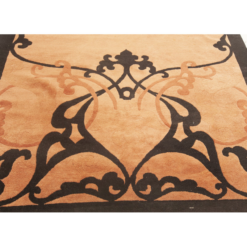 Vintage One-of-a-Kind Rectangle 5'7" X 7'8" Hand Knotted Area Rug