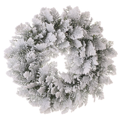 Couronne en cèdre 22 po Acadia Snowy