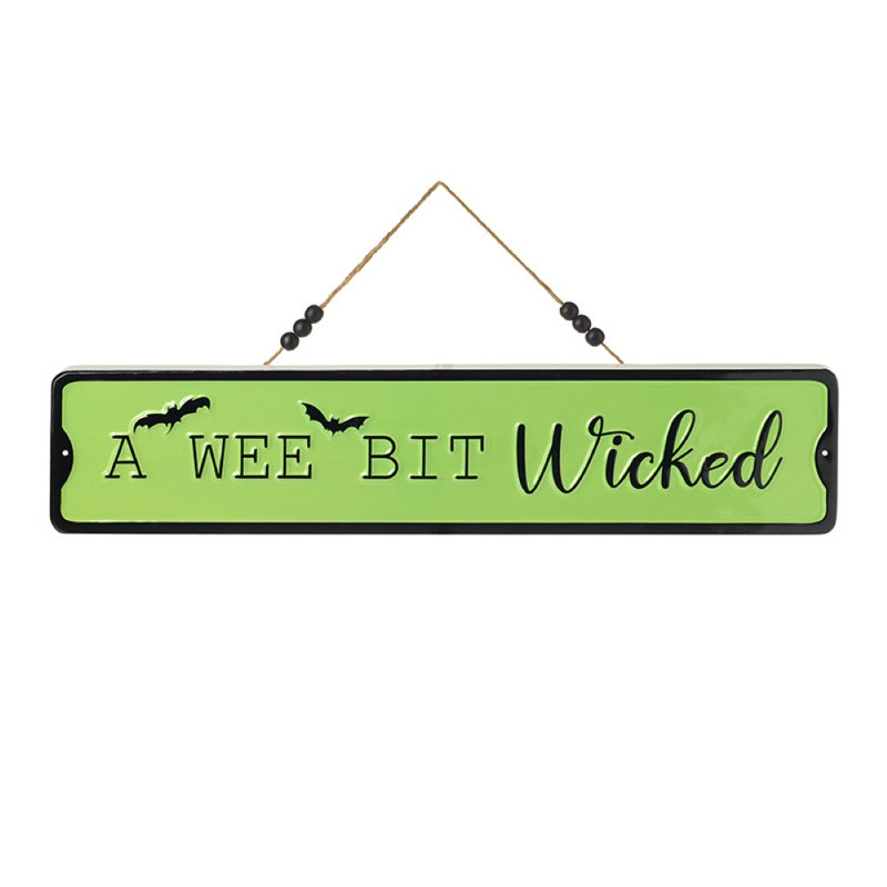 Hanging Wicked Sign