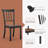 18'' H Solid Wood Side Chair-1338810817