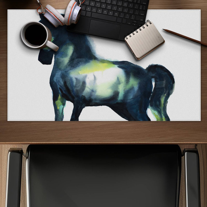 Elegant horse - 14.00"x24.25" Desk mat