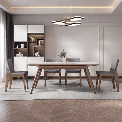 Ensemble table et chaises en frêne