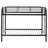 Metal Bunk Bed Twin Over Twin, Heavy Duty Bunk Beds With 2 Ladders And Full-Length Guardrai, No Box Spring Needed, Easy Assemble, Black-521955247