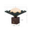Furrow 9-in Red Table Lamp-1410794909
