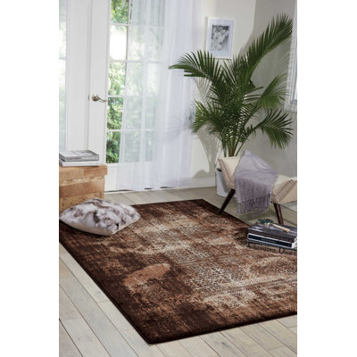 Tapis contemporain au lait Maren