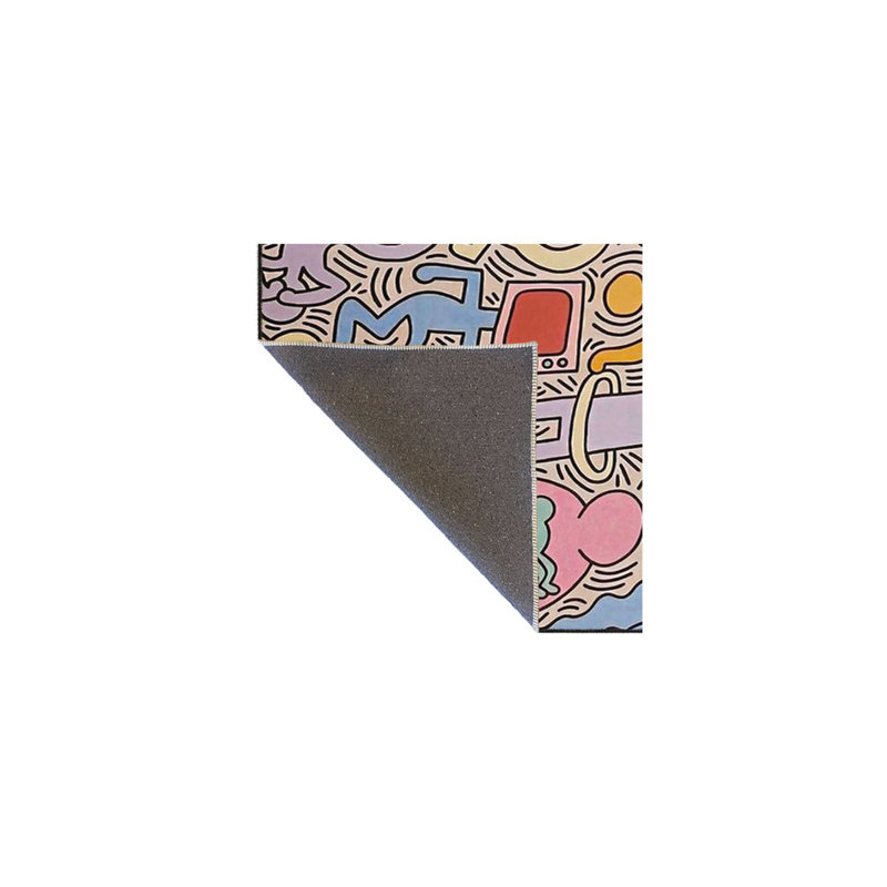 Tapis coloré lavable à la machine, Sous-tapis rectangulaire 3 pi 11 po x 5 pi 11 po i