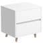 Table de chevet en polyfurniture MDF (2 tiroirs)-101635643
