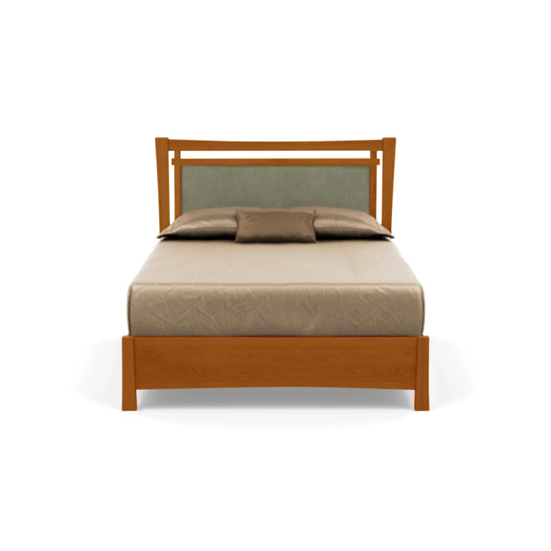Monterey Upholstered Platform Storage Bed, King, Autumn Cherry, Nile