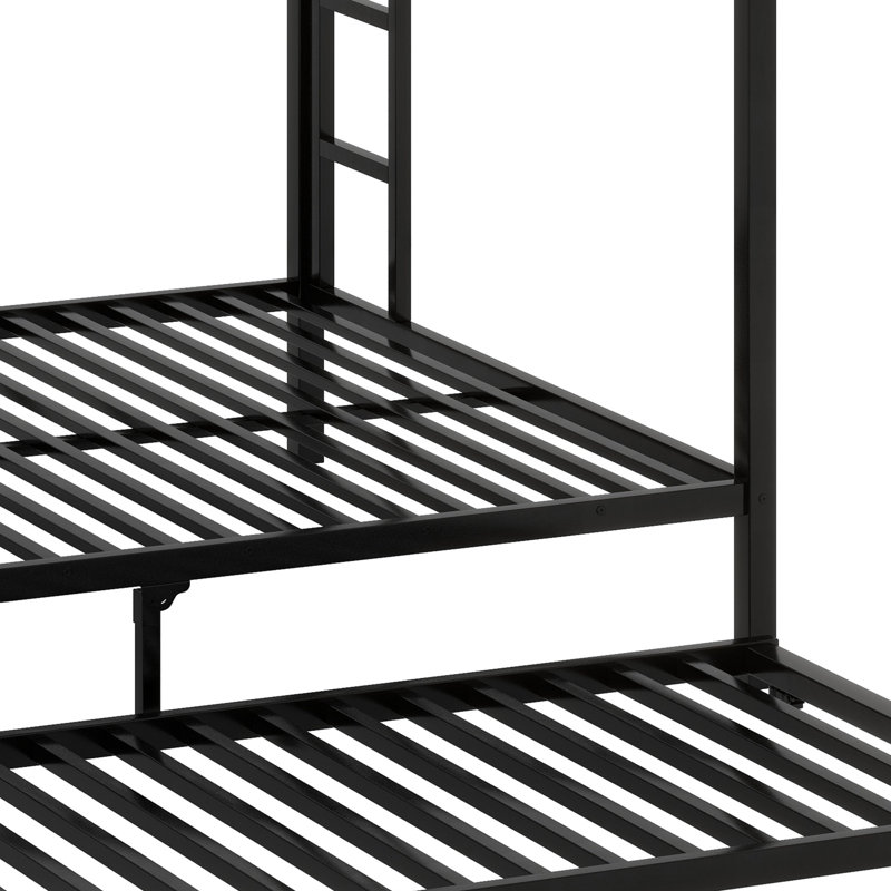 Metal Bunk Bed With Trundle