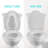 Elongated Toilet Seat for Potty Training