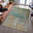 Premium Machine Washable Dahl AMF1073 Abstract Rug-741319694