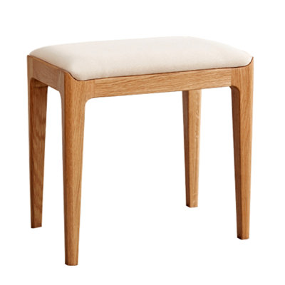 Tabouret de coiffeuse en bois massif