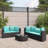 Latitude Run® 6 Piece Patio Sofa Set With Cushions Poly Rattan-1992021076-1980252323
