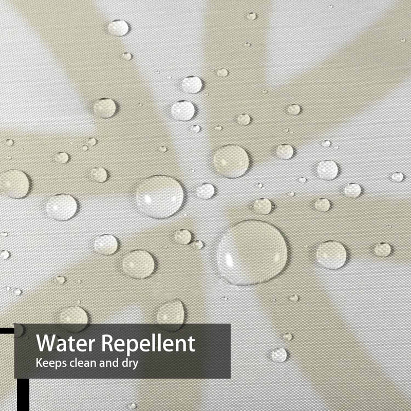 Rideau de douche Circles, L 72 po x l 72 po