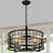 4 - Light Dimmable Drum Chandelier