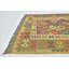Tapis à main one-of-kind noué la olive/crème/rouge 3 pi 3 po x 4 pi zone de laine 9 po Lorain