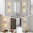 Brushed Nickel Wall Sconces(Set of 2)-1313122657