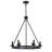 Crum 6 - Light Dimmable Wagon Wheel Chandelier-1787241631