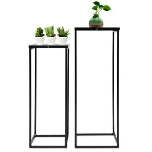 Support pour plante en métal 2 pièces