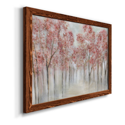«Blush Spring», peinture sur toile encadrée