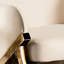 Fauteuil d'appoint rembourré à oreilles-949132740