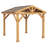 10 pi. L 10 pi. D Pavillon de jardin en bois massif