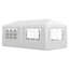 Tente de réception durable en polyéthylène blanc 9,8 x 19,7 pi vidaXL-887529222