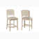 Authement Upholstered Counter Stool with Solid Wood Frame
