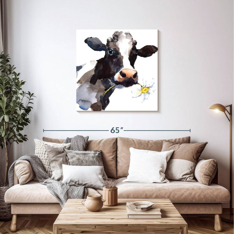 Brampt Daisy Cow, 36" H x 36" W