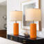 Ensemble de 2 lampes de table en céramique 23 po (ampoules non incluses)-1995936020