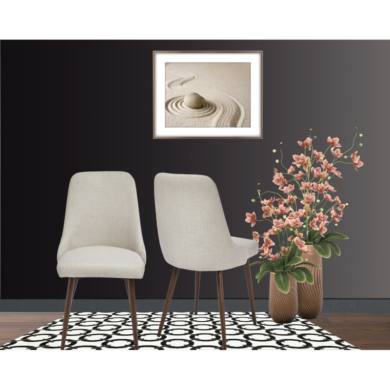 Chaise d'appoint moderne 2 pièces, Beige