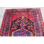 Tapis décoratif en laine de conception unique rouge 4 pi 9 po x 7 pi 2 po Britynn noué à la main