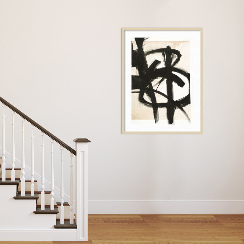 Graphical Shapes 7 par Design Fabrikken - Reproduction d'art graphique sur papier encadré, H 35,38 po x l 27,38 po