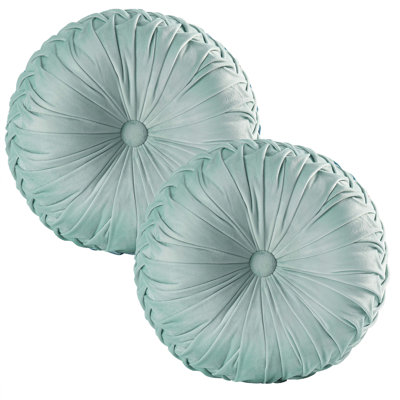 Velvet Round Throw Pillow