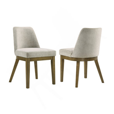 Ensemble de 2 chaises d'appoint rembourrées