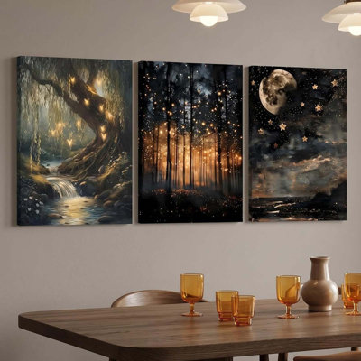 3 Piece Wrapped Canvas Print