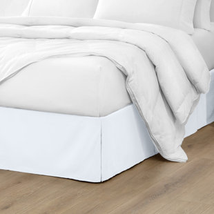 Jupe de lit plissée 15 po sur mesure