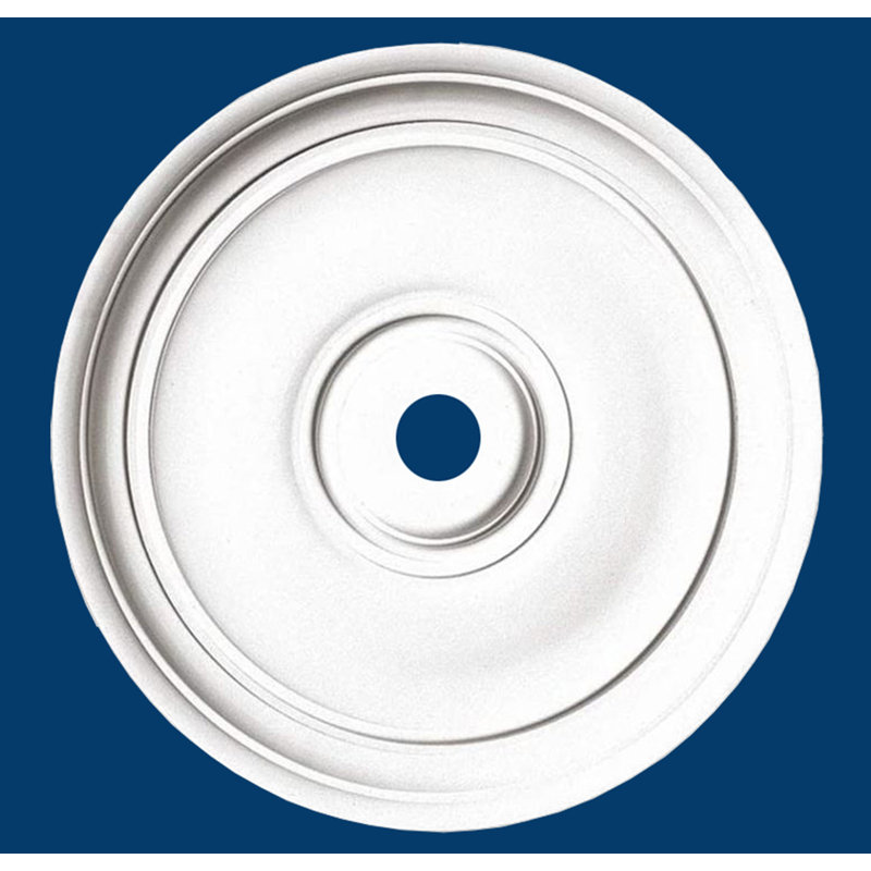 Médaillon de plafond de style colonial de 45 po de diamètre, H 45 po x l 45 po