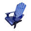 Blue Solid Hardwood 'S Chair With Wide Seat, For Enjoyable Sitting, Assembly Steps Relaxation, Easy Process