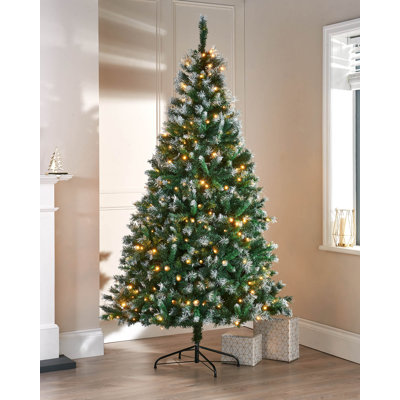 6.99' H Lighted Artificial Christmas Tree