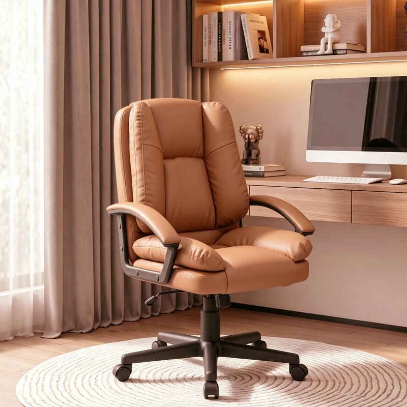Rebrilliant Office Chair, Brown