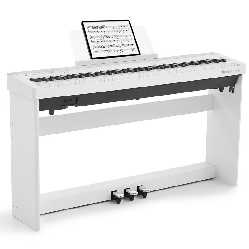 Guitare électrique en bois, Blanc