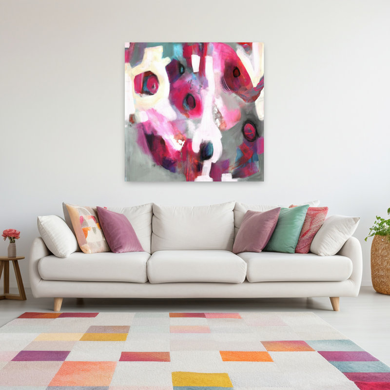 Starting Over Abstract Contemporary Art, 48" H x 48" W