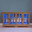Vitrine à DEL avec vitrine antique avec portes en verre et tablettes réglables-1295661469