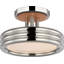 Hudson St. 8" Semi-Flush Mount-334000082