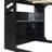 Dasher Gaming Loft Bed with Desk, Storage, Hanging Rod & RGB Lighting-1912655738