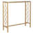 36.8 " W Glass Top Console Table