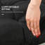 Ensemble de 2 coussins noirs pour banc de jardin 2 places.-508487154