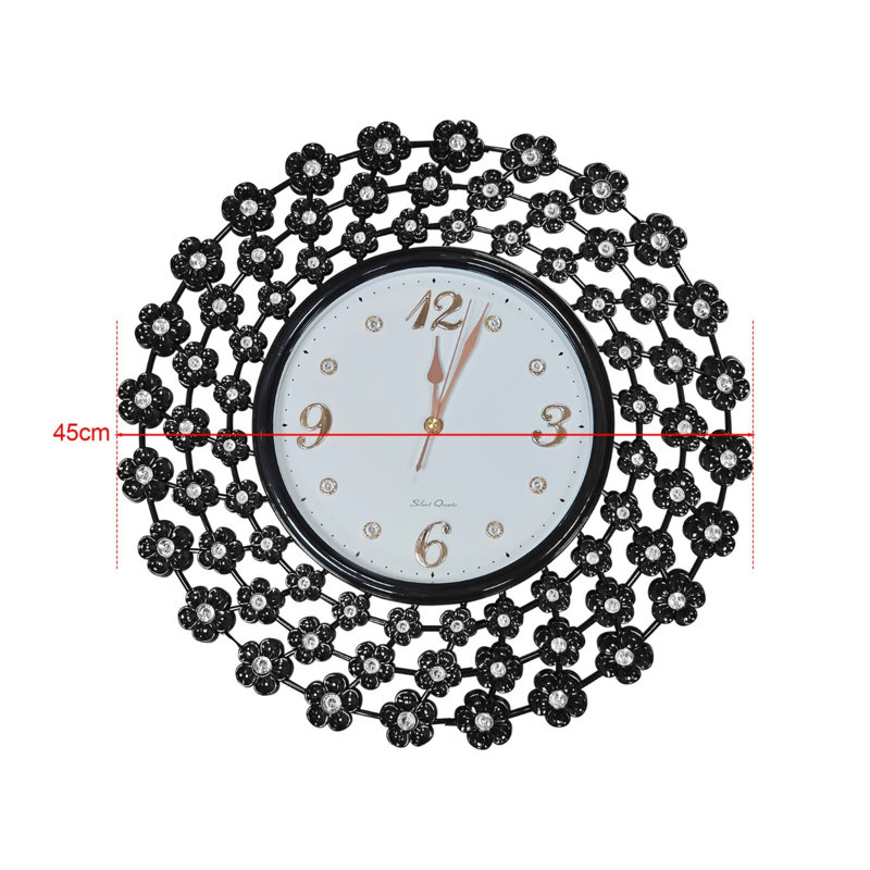 Peterstown Wall Clock, White