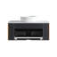 Meuble-lavabo mural de 91 cm (36 po) avec lavabo rond blanc rayé et tiroir de rangement-837719069-837719047-837719043